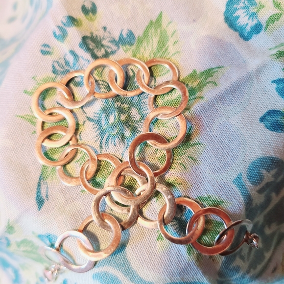 COPY - Sterling silver CIRCLES Bracelet - Picture 8 of 9